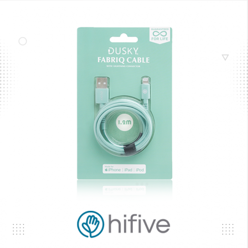 كابل ايفون قماشي 1.2 متر من دسكي تيفاني