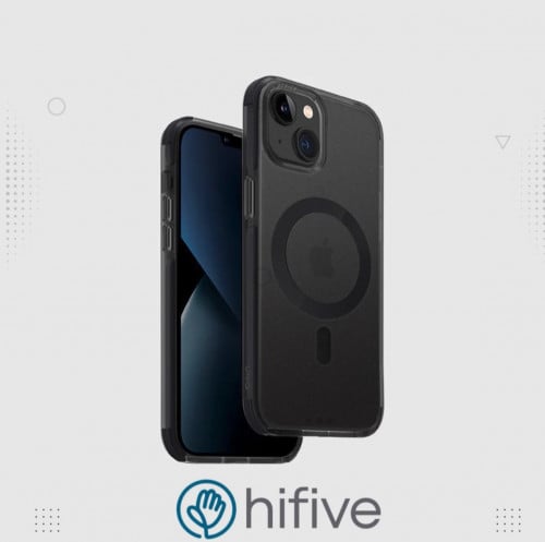 يونيك لايف اكستريم كفر ماج سيف للايفون 14 6.1 انش " - سموكي