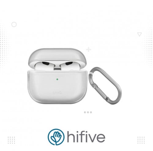 كفر حماية يونيك لينو للايربودز 3 - شفاف