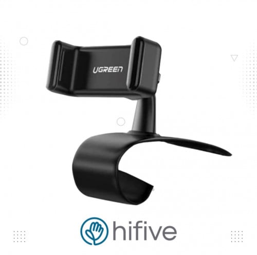 حامل جوال يوجرين على لوحة تابلوه السيارة - أسود