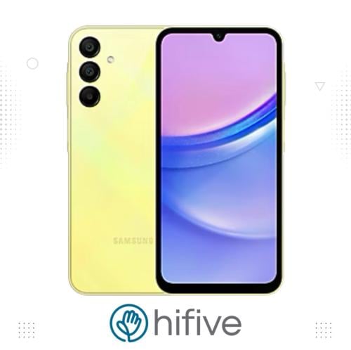 سامسونج جالاكسي أي 15 128 جيجابايت / 4 جيجابايت رام 4G - أصفر