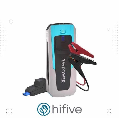 مشغل سيارة وبطارية راف باور بسعة 16000 ملي امبير بقوة 59.2 واط