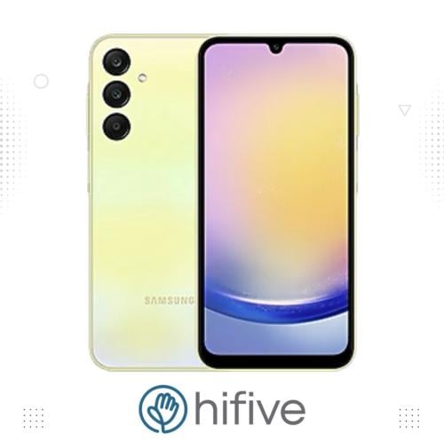 سامسونج جالاكسي أي 25 128 جيجابايت / 6 جيجابايت رام 5G - أصفر