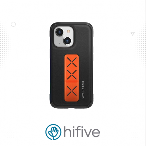 كفر حماية مورفيكس فيفا مدريد للايفون 13 مع مسكه وستاند - برتقالي