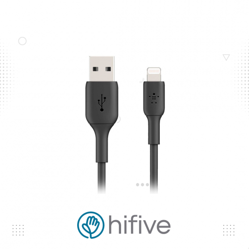 شاحن بيلكن ليتنج للأيفون 1متر - أسود