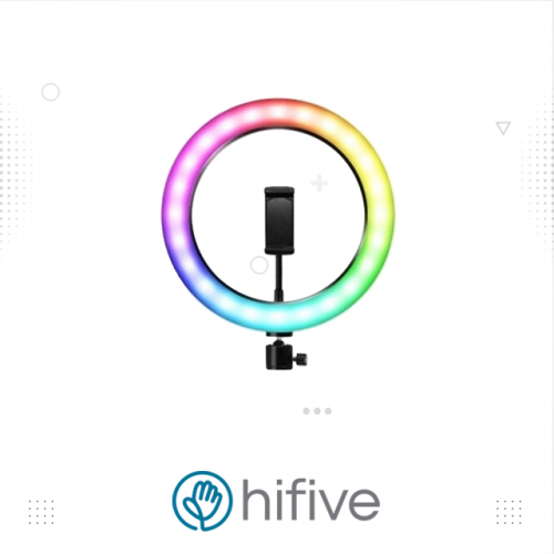 ستاند حامل هواتف مع اضاءة متعددة الالوان