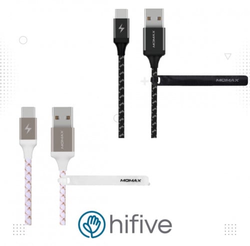 سلك شاحن موماكس زيرو Type-C الي USB بطول 1 م