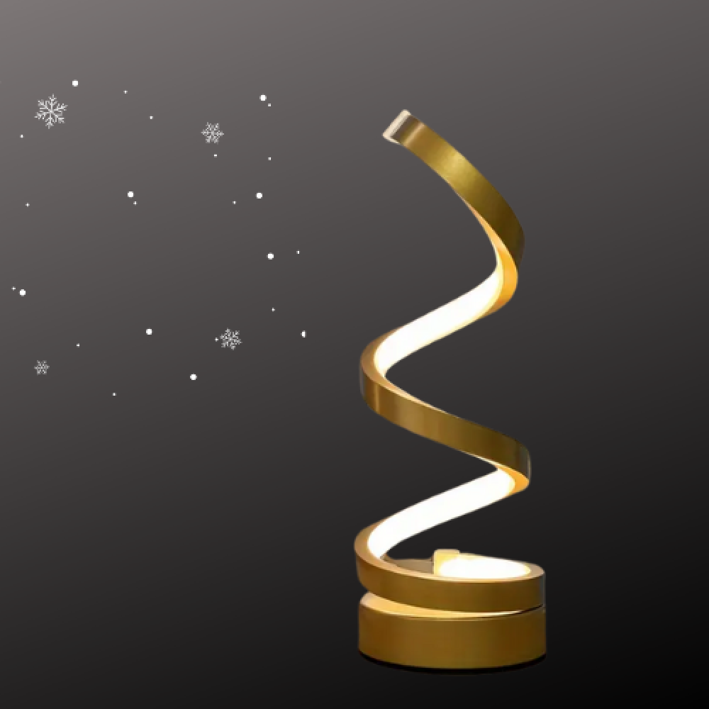مصباح طاولة LED حلزوني