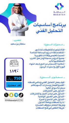 دورة أساسيات التحليل ( لايف )