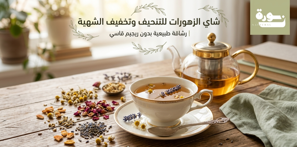 شاي الزهورات للتنحيف