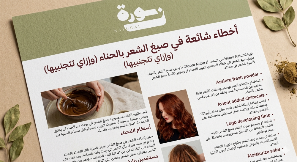 حناء للشعر