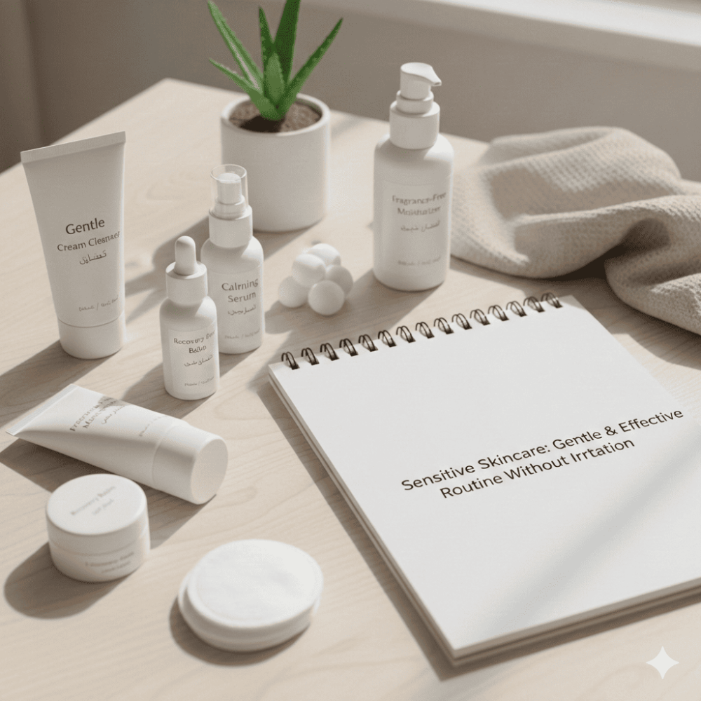 العناية بالبشرة الحساسة