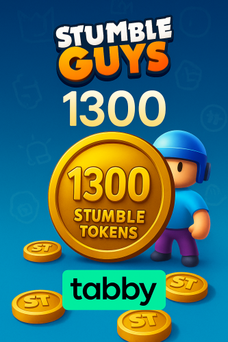 شحن 1300 توكنز Stumble Guys