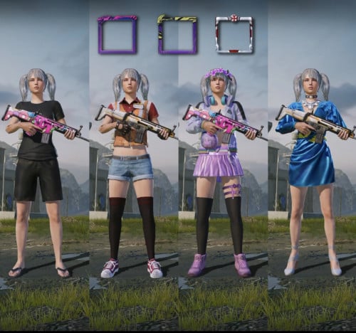 لڤل 72 |  فيس البنت بجميع القصات