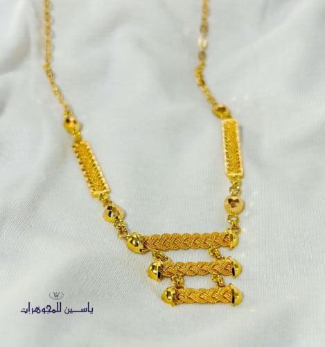 سبحة ذهب عيار 21 الوزن 15.35 تقريبا