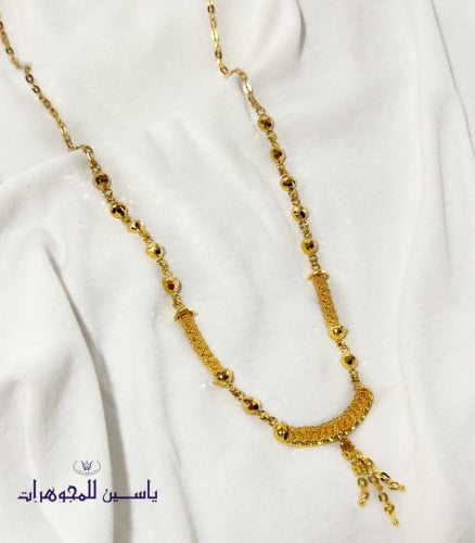 سبحة ذهب عيار 21 الوزن 13.89 تقريبا