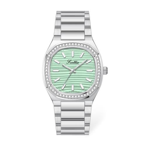 ساعة نسائي سكلوتي  9696 فضي ميناء تيفاني