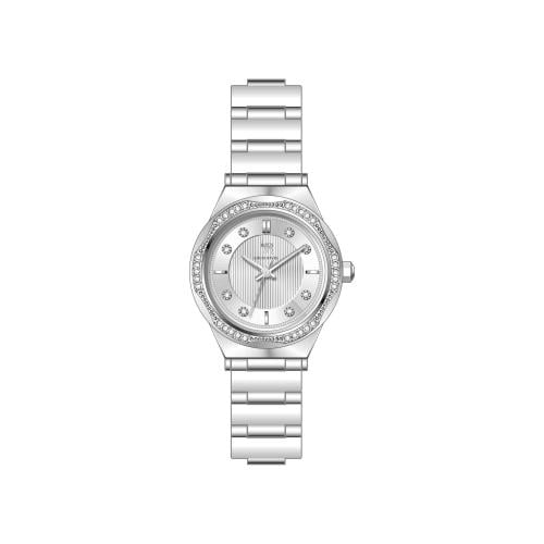 ساعة نسائي  لويس ريفال LR24010 فضي ميناء ابيض