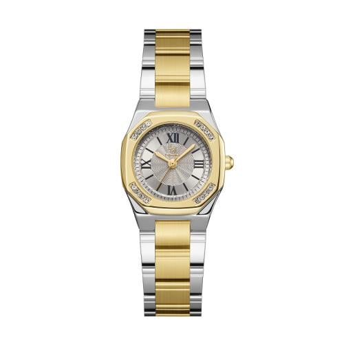 ساعة نسائي  لويس ريفال  2439 لونين ذهبي ميناء رصاصي