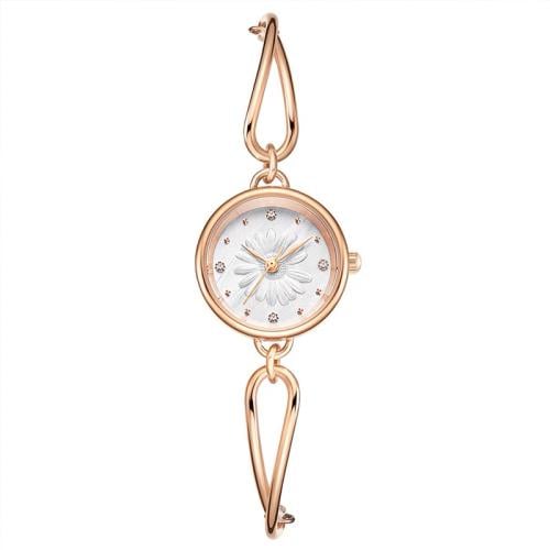 ساعة نسائي من هالو كيتي 21041  نحاسي ميناء ابيض