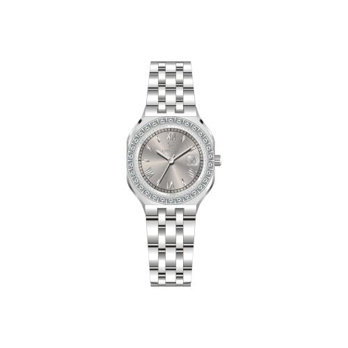 ساعة نسائي لويس ريفال 5658 فضي ميناء رصاصي