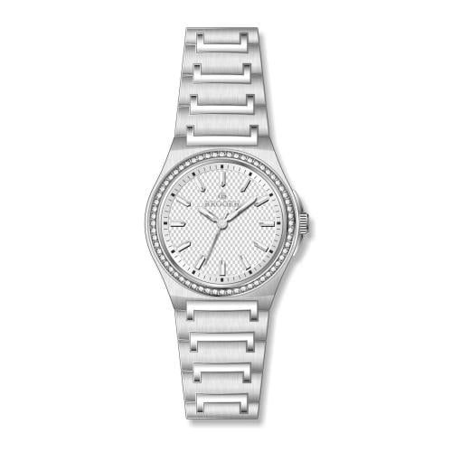 ساعة نسائي بروجيه 23002 فضي ميناء ابيض