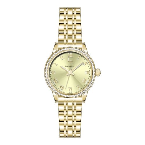 ساعة نسائي لويس ريفال 23015 ذهبي كامل