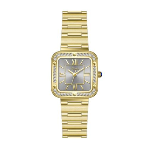 ساعة نسائي سكلوتي  9658 ذهبي ميناء رصاصي