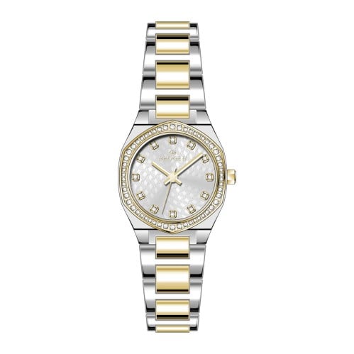 ساعةنسائي بروجيه 23001لونين ذهبي ميناءابيض