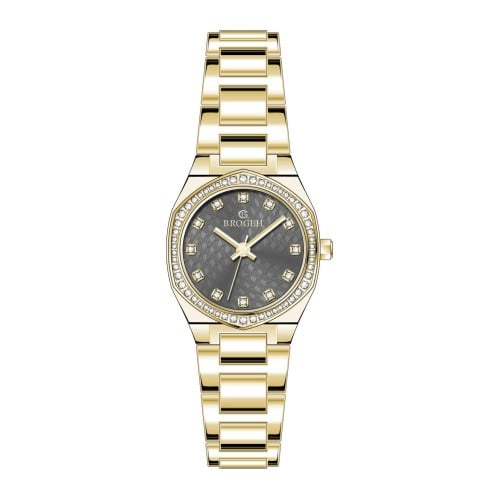 ساعةنسائي بروجيه 23001ذهبي ميناء رصاصي