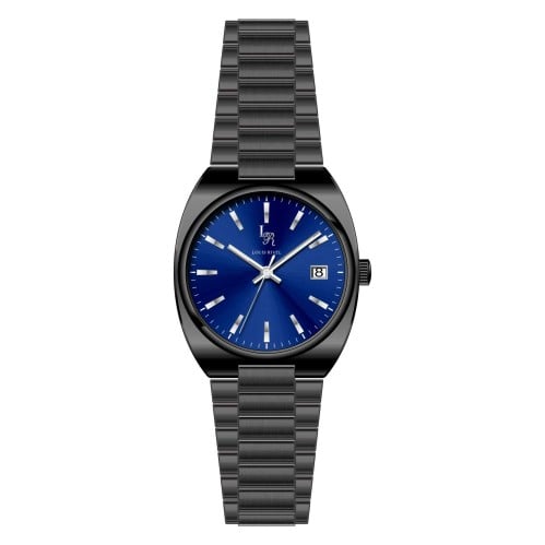 ساعة رجالي لويس ريفال 23006 اسود ميناء ازرق