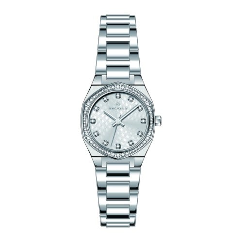 ساعةنسائي بروجيه 23001 فضي ميناء ابيض