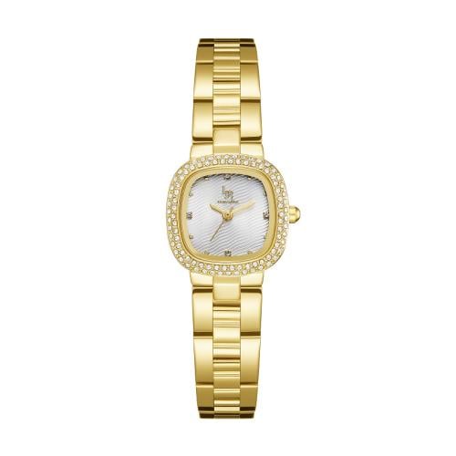 ساعة نسائي  لويس ريفال LR 103 ذهبي ميناء أبيض