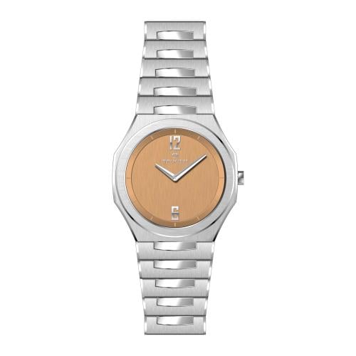 ساعة رجالي بروجيه 24004 فضي ميناء اورنج