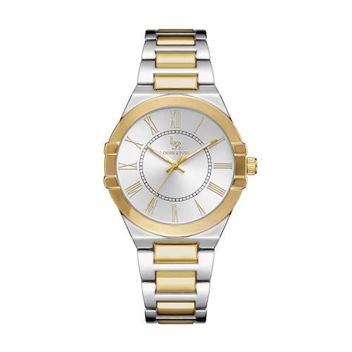 ساعة رجالي  لويس ريفال LR1207 لونين ذهبي ميناء ابيض