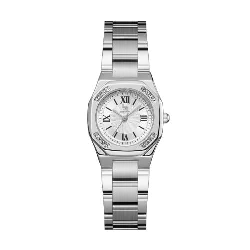 ساعة نسائي  لويس ريفال  2439 فضي ميناء ابيض