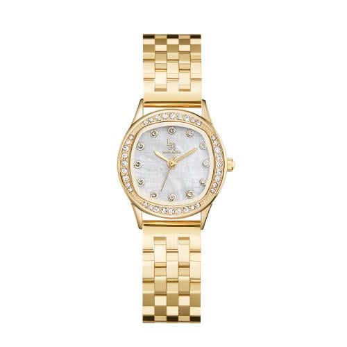 ساعة نسائي  لويس ريفال LR009 ذهبي ميناء ابيض