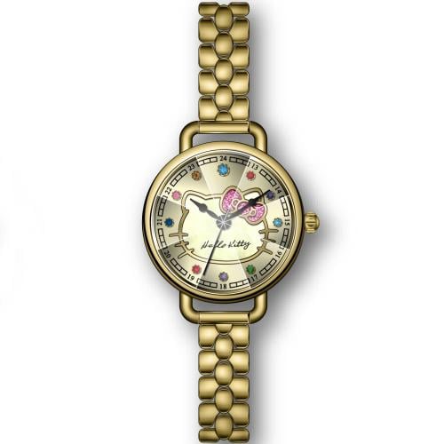 ساعة نسائي من هالو كيتي 18030  ذهبي كامل