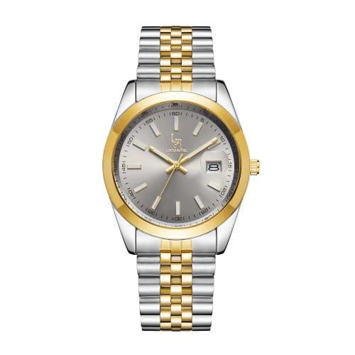 ساعة رجالي  لويس ريفال LR2411 لونين ذهبي ميناء رصاصي