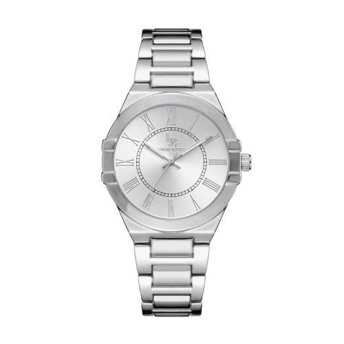 ساعة رجالي  لويس ريفال LR1207 فضي ميناء ابيض