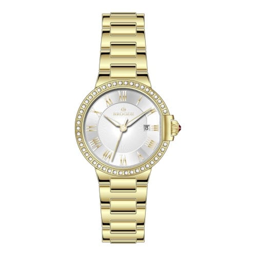 ساعةنسائي بروجيه 23002ذهبي ميناء ابيض