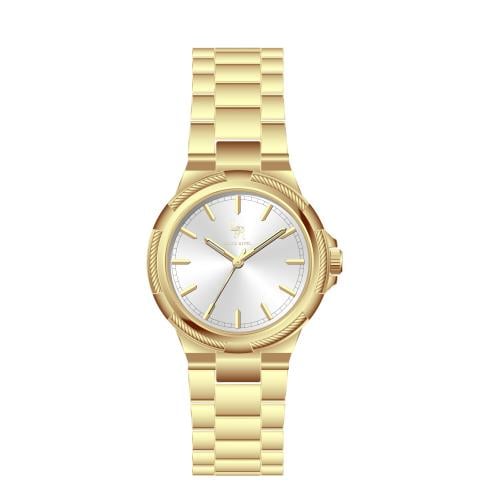 ساعة رجالي لويس ريفال 21016 ذهبي ميناء ابيض