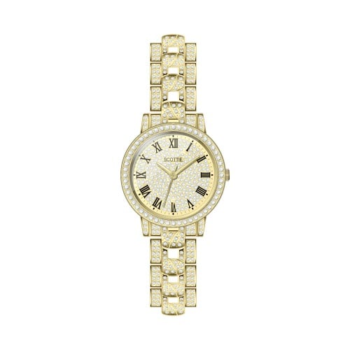 ساعة نسائي سكلوتي 9332 ذهبي كامل