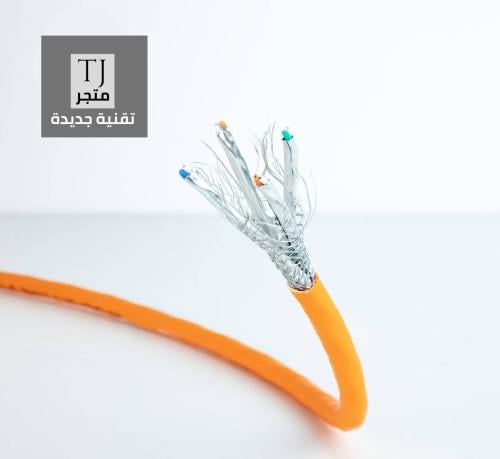 بالمتر كابل معزول SFTP Cat7  مع رأس rj45
