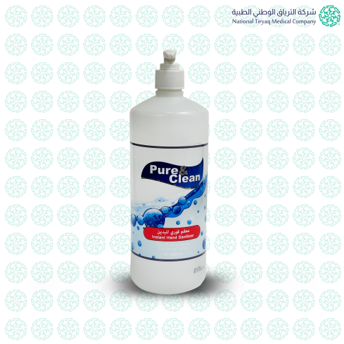 معقم فوري لليدين ضغاط Pure & clean ١ لتر