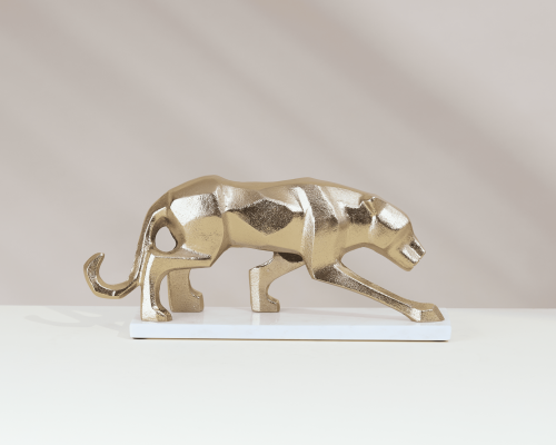 ديكور النمر العربي ذهبي