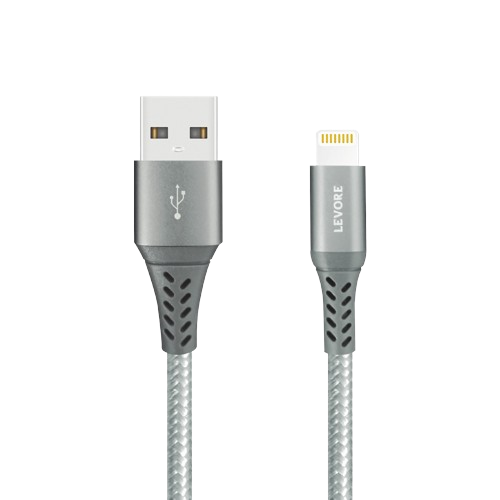 سلك شاحن ليفوري من USB-A إلى آيفون لايتنينج معتمد...