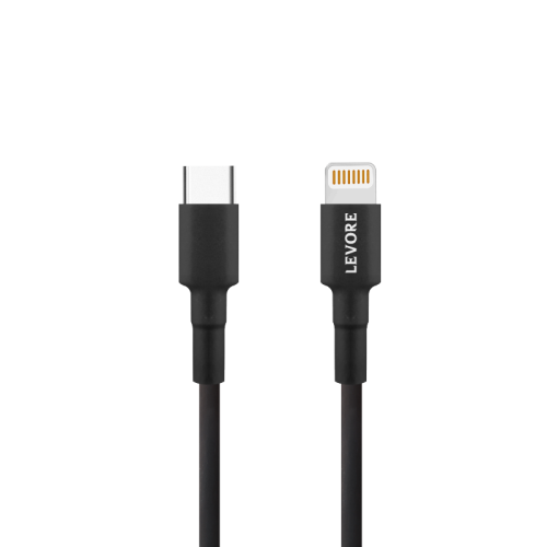سلك شاحن ليفوري من Type-C إلى آيفون بطول 1.8 متر،...