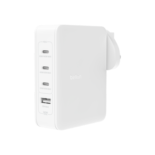 شاحن حائط 4 منافذ Belkin BoostCharge Pro بقوة 140...