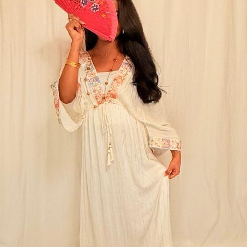 white flamenco